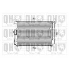 QCN597 QUINTON HAZELL Конденсатор, кондиционер