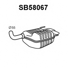 SB58067 VENEPORTE Глушитель выхлопных газов конечный