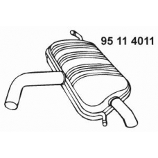 95 11 4011 EBERSPACHER Глушитель выхлопных газов конечный