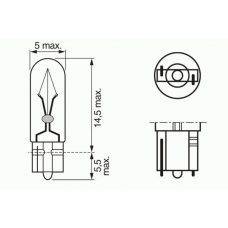 1 987 302 513 BOSCH Лампа накаливания