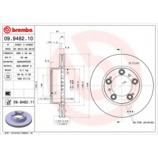 BS 8510 BRECO Тормозной диск