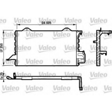 816893 VALEO Конденсатор, кондиционер