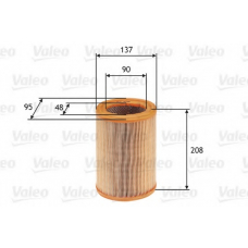 585608 VALEO Воздушный фильтр