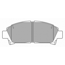 FBP-0950 FREMAX Комплект тормозных колодок, дисковый тормоз