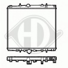 8349385 DIEDERICHS Радиатор, охлаждение двигателя