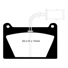 DP2627 EBC Brakes Колодки тормозные