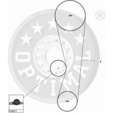 SK-1327 OPTIMAL Комплект ремня грм