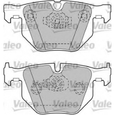 598411 VALEO Комплект тормозных колодок, дисковый тормоз