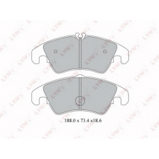 BD1219 LYNX Bd-1219 колодки тормозные передние audi a4(8k) 1.8t-3.2 07] / a4 allroad 2.0d-3.0d 09] / a5 1.8t-3.2