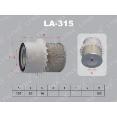 LA-315 LYNX Фильтр воздушный