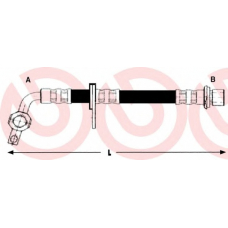 T 83 095 BREMBO Тормозной шланг