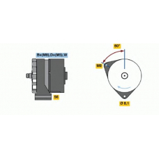 0 120 469 976 BOSCH Генератор