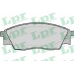 05P049 LPR Комплект тормозных колодок, дисковый тормоз