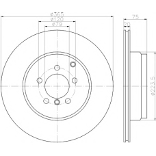 8DD 355 116-961 HELLA PAGID Тормозной диск