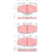 GDB3383 TRW Комплект тормозных колодок, дисковый тормоз