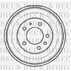 BBR7036 BORG & BECK Тормозной барабан