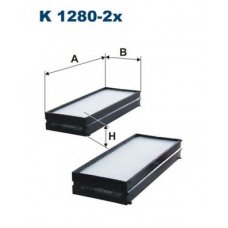 K1280-2X FILTRON Фильтр, воздух во внутренном пространстве