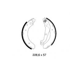 98101 0296 0 4 T056 TEXTAR Комплект тормозных колодок