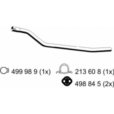 213400 ERNST Труба выхлопного газа