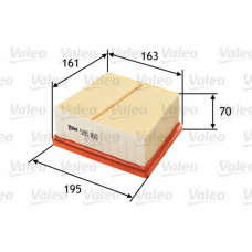 585160 VALEO Воздушный фильтр