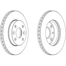 DDF854-1 FERODO Тормозной диск