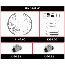 SPK 3149.01 REMSA Комплект тормозов, барабанный тормозной механизм
