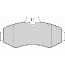 AVR120 ABEX Комплект тормозных колодок, дисковый тормоз