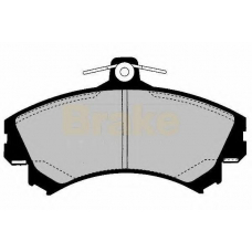 PA1609 BRAKE ENGINEERING Комплект тормозных колодок, дисковый тормоз