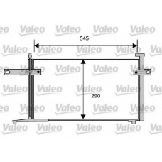 817732 VALEO Конденсатор, кондиционер