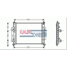 1700271 KUHLER SCHNEIDER Радиатор, охлаждение двигател