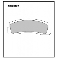 ADB0192 Allied Nippon Тормозные колодки