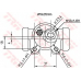 BWD114 TRW Колесный тормозной цилиндр