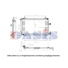 162008N AKS DASIS Конденсатор, кондиционер
