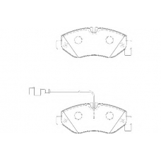 WBP29230A WAGNER LOCKHEED Комплект тормозных колодок, дисковый тормоз