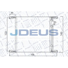 708M02 JDEUS Конденсатор, кондиционер