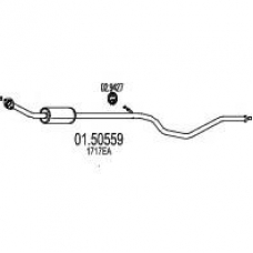 01.50559 MTS Средний глушитель выхлопных газов