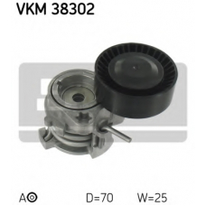 VKM 38302 SKF Натяжной ролик, поликлиновой  ремень