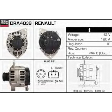 DRA4039 DELCO REMY Генератор