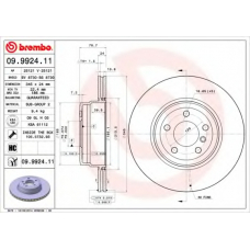 09.9924.11 BREMBO Тормозной диск