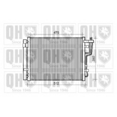 QCN590 QUINTON HAZELL Конденсатор, кондиционер