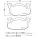 MDK0059 MINTEX Комплект тормозов, дисковый тормозной механизм