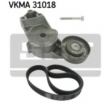 VKMA 31018 SKF Поликлиновой ременный комплект
