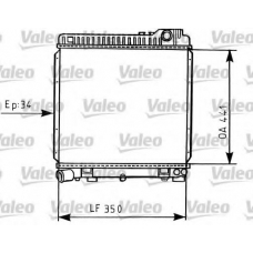 819213 VALEO Радиатор, охлаждение двигателя