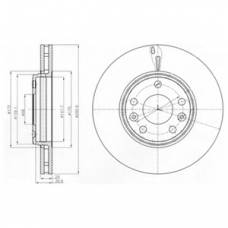 BG4264 DELPHI Тормозной диск