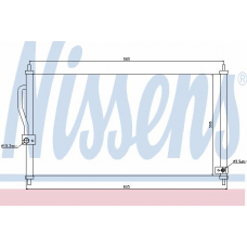 94458 NISSENS Конденсатор, кондиционер