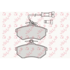 626.1137 VILLAR Комплект тормозных колодок, дисковый тормоз