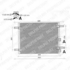 TSP0225233 DELPHI Конденсатор, кондиционер