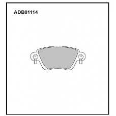 ADB01114 Allied Nippon Тормозные колодки