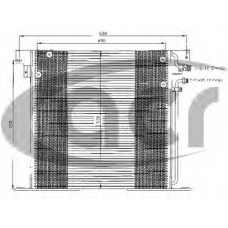 300337 ACR Конденсатор, кондиционер