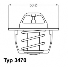 3470.89D50 WAHLER Термостат, охлаждающая жидкость